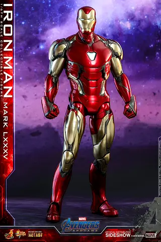 Iron Man Mark 85 (Avengers) collectible statue - Hot Toys / Diecast style