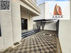 Luxury villa for rent in Al Zahya Ajman with 5 master bedrooms majlis living hall and maid room in a