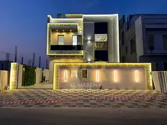 For Sale in Ajman: Two-Story Villa with Rooftop at a Bargain Price, All Fees Included. Excellent Loc