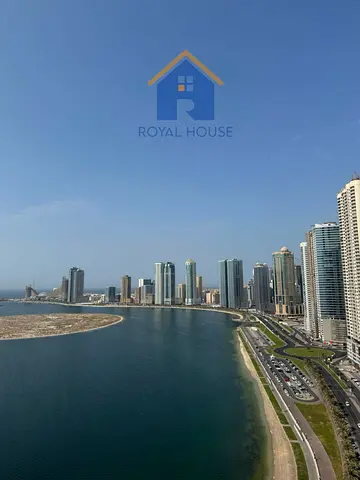 للبيع غرفه وصاله مع بلكونه اطلاله بحريه بالكامل بالخان