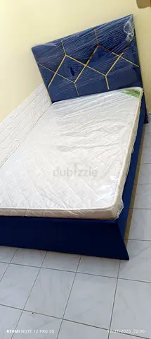 We are selling Couple size bed with madical mattres brand new available