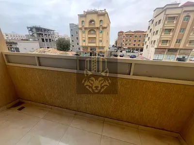 1BHK for rent in Al Alia, Ajman. 900 sq.ft with balcony, family residence, prime location near all services. Price AED 30,000 yearly