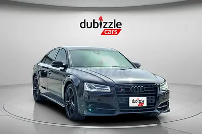 AED 3495/month | 2015 Audi S8  | GCC Specs | Ref#453321