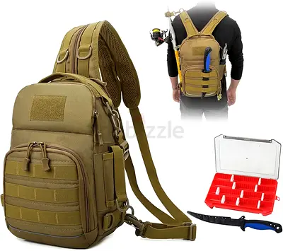 Fishing Backpack,Fishing Tackle Backpack,Equipped with Two Combinable Fishing Tackle Boxes,Light Fis