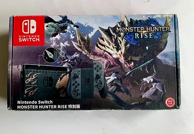 Monster Hunter Rise Limited Edition Switch Console. (Brand New)