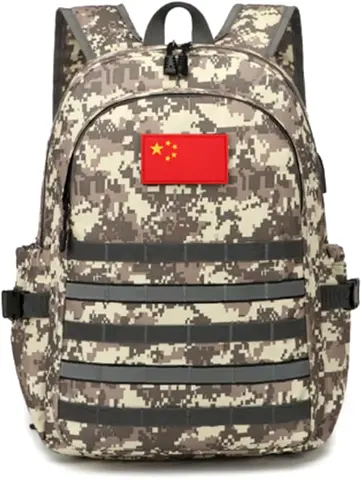 Lightweight three-pack PUBG chicken camouflage backpack mens backpack