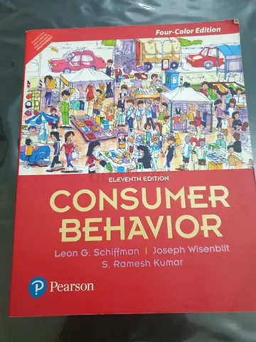 Consumer Behavior (Eleventh Edition) by Leon G. Schiffman, Joseph Wisenblit, S. Ramesh Kumar.