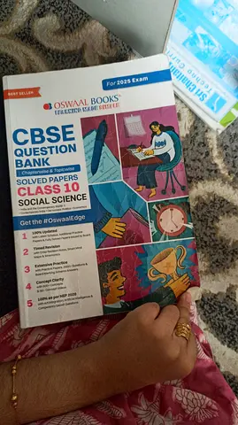 Oswaal CBSE Question Bank Class 10 Social Science (2025 Exam) - Solved Papers