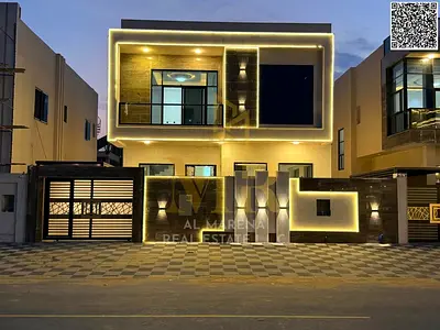 فيلا فاخرة للبيع في الحليو2 تصميم أنيق يضم5غرف نوم واسعة وتشطيبات فائقة الفخامة في موقع استراتيجي في عجمان 🏡✨