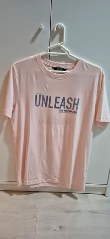XSide Light Pink UNLEASH Graphic T‑Shirt — Size M