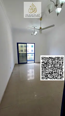 One-bedroom apartment for rent on Al Ittihad Street, Al Nuaimiya, Ajman. Fully renovated, separate living room, balcony, close to Emirates Markets and