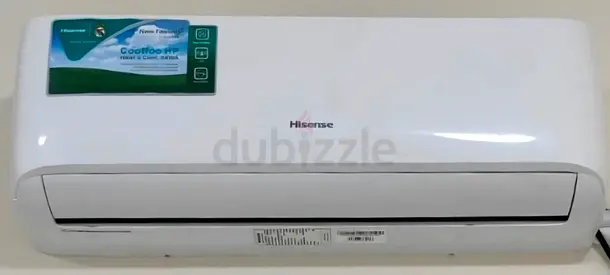 Hisense Split ac 1.5ton preloved used 4 months warranty 4 years still active
