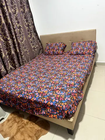 PAN HOME Queen size bed with mattress