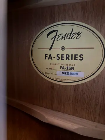 Fender FA-15N FA-Series Acoustic Guitar (used) - Good Condition