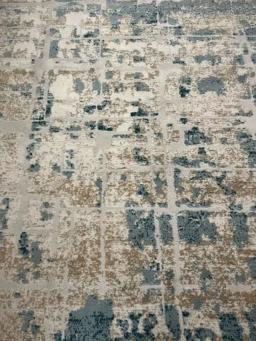 Rug 150 cms x 232 cms - Abstract Design - Blue, Beige, Cream, Grey Colours