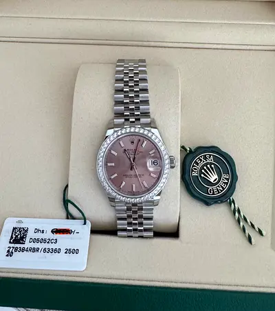 Rolex Datejust 31 mm Pink Dial