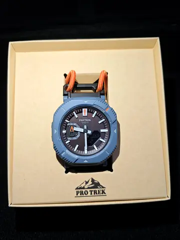 Casio PRJ-B001B Series | Pro Trek | Tough Solar | (Black/Blue) | Environmentally Friendly Bio Resin