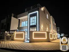 Villa for sale in Al-Haliou 2 area. Corner villa on two streets, modern design. Parking space in fro