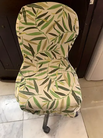 IKEA Office chair green with cover