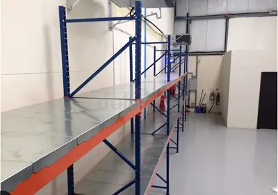 Heavy duty racks with GI Panels-Used Stock Available