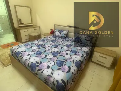 One bedroom and living room in Al Majaz 3, Al Alam Tower, 3800 with internet,