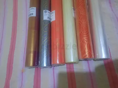 Set of 6 Decorative Contact Paper / Vinyl Rolls — Assorted Colors and Patterns