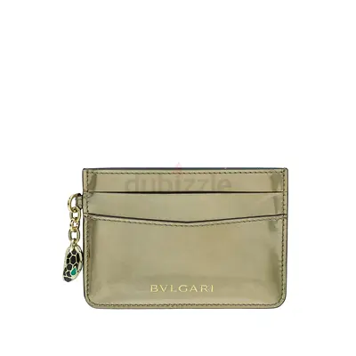 Authentic Bvlgari Bronze Serpenti Forever Card Holder