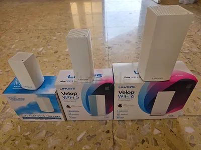 Linksys Velop WiFi 6 Mesh Routers - Set of 3 (White) - Excellent Condition