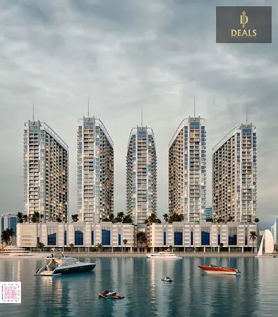 CREEK TOWERS AJMAN:WATERFRONT LUXURIOUS APARTMENT/PRIME LOCATION/ZERO COMMISSION
