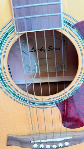 Lucky Star Acoustic Guitar - Good Working Condition
