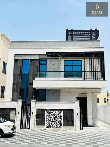 Luxury 6BR Villa for Sale in Ajman | 4100 Sqft BUA | Huge Majlis | Rooftop BBQ Area | Prime Family Living | AED 2.05M