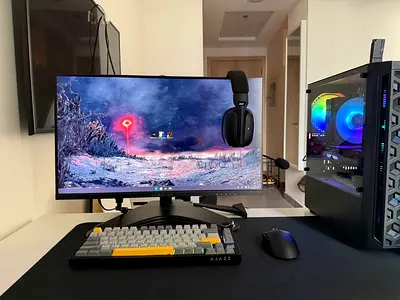 Gaming PC full set up ready 32GB RAM + 2TB NVMe