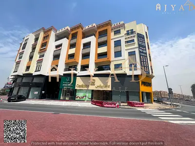 For rent: commercial shop in Al Mowaihat 3 Ajman, 678 sq ft, prime location on main road, excellent visibility, suitable for all business types