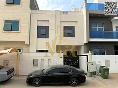 Two-story villa with all registration and ownership fees included, in one of Ajman's most presti