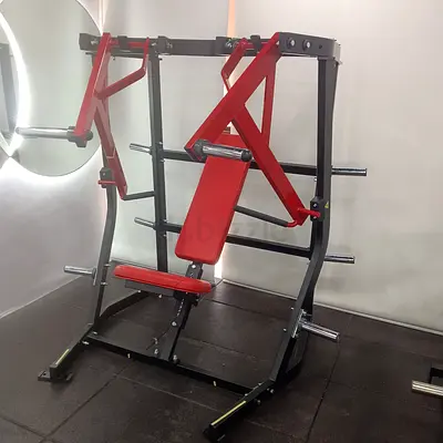 Multi-function Smith/Lever Chest Press Machine with Adjustable Bench - Good Condition