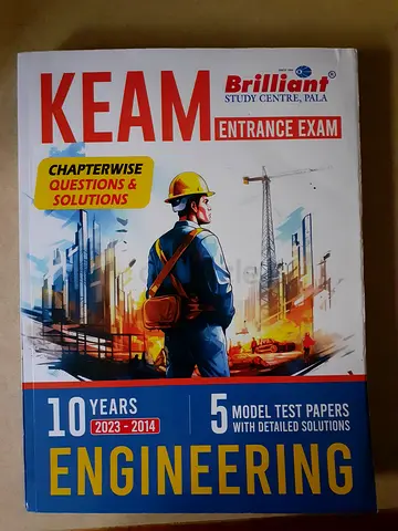 Brilliant KEAM Entrance Exam Engineering 10 Years (2023-2014) Chapterwise QA + 5 Model Test Papers