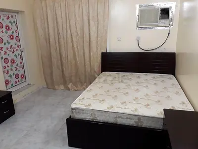 Fully furnished with balcony for indian family available in karama WORKING LADIES.