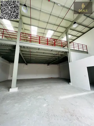Warehouse for Rent in Ajman Al Jurf 1 – 4000 Sqft with Mezzanine in Prime Industrial Location