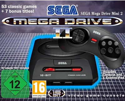 SEGA Mega Drive Mini 2 Console, SEALED