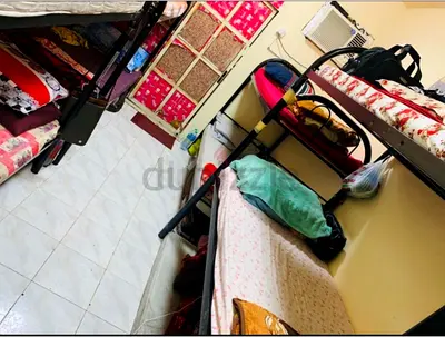 NEAT AND CLEAN BED SPACE FOR RENT MONTHLY 360AED INCLUDING ALL