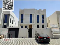 For sale, a villa in Ajman Al Zahia, 5 master rooms, a Majles room, a hall, and a maid’s room, fre