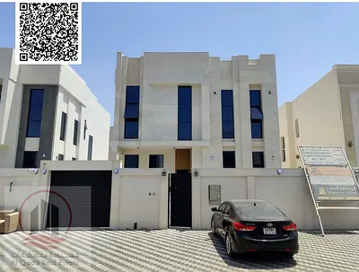 For sale, a villa in Ajman Al Zahia, 5 master rooms, a Majles room, a hall, and a maid’s room, freehold for all nationalities,