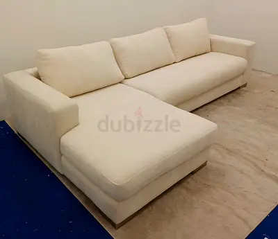 West elm sectional sofabed with storage space