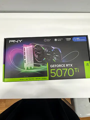 PNY GeForce RTX™ 5070Ti 16GB ARGB OC Triple Fan Graphics Card DLSS 4