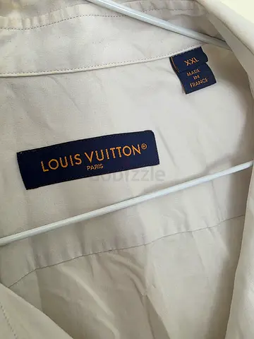 Louis Vuitton LV bird short-sleeve shirt (mens) - Grey white size xl