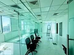 Fully Fitted, Furnished | High Floor | 2 Parkings | Partitioned Layout