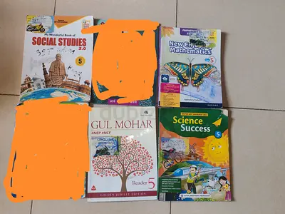 My childs Grade 5 textbook set — 6 primary school books (good condition)