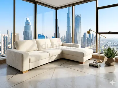 Ikea Sorvallen beige color lshape sofa with storage space