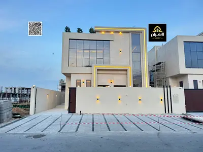 للبيع فيلا بتصميم مودرن مميز| شامل رسوم التسجيل والتملك | قريبه من شارع محمد بن زايد وشارع الامارات | قريبه من جميع الخدمات