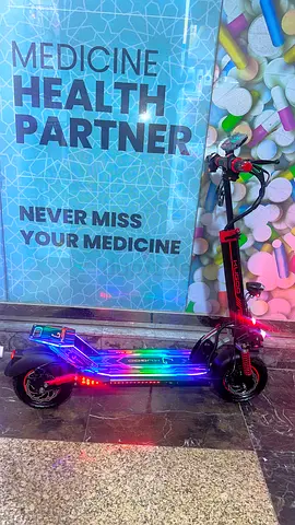 Kugoo e 10 max Electric Scooter with RGB Lights